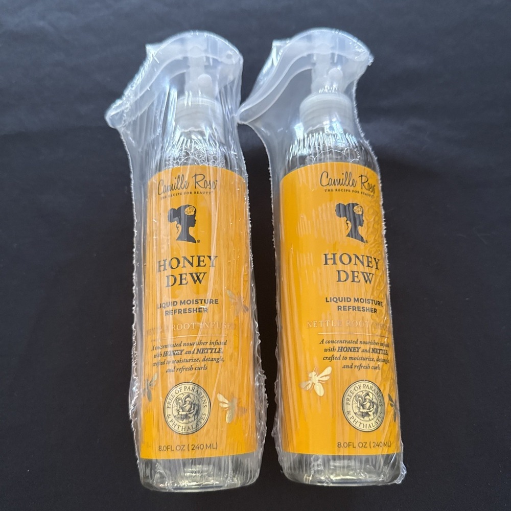 Camille Rose Honey Dew Liquid Hair Moisture Refresher 8 Oz Lot Of 2